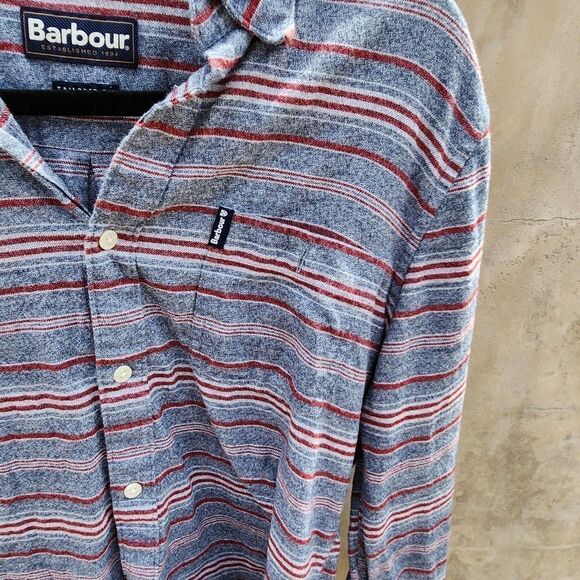Barbour lyde button up shirt striped - Picture 7 of 9